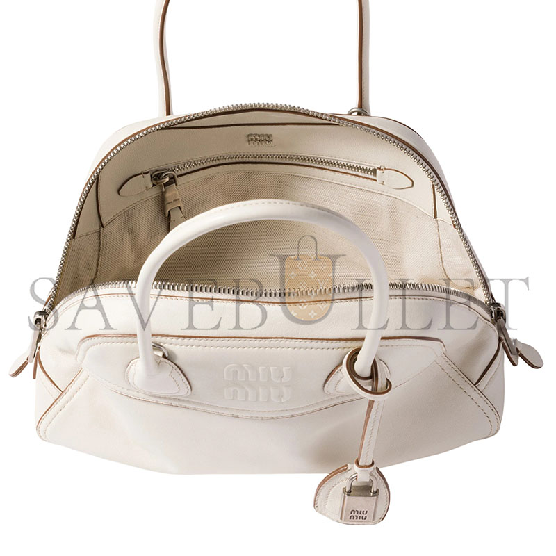 MIU MIU VIVANT NAPPA LEATHER BAG 5BB199 (28*17*9.5cm)